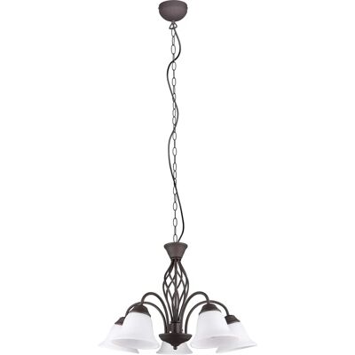 Suspension rustique Trio Lighting Rustica 5 lumières - Publicité Suspension rustique Trio Lighting Rustica 5 lumières - Publicité