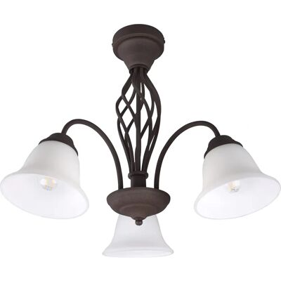 Model Rustica de la Trio Lighting - Lampa de plafon rustic cu 3 lumini Model Rustica de la Trio Lighting - Lampa de plafon rustic cu 3 lumini