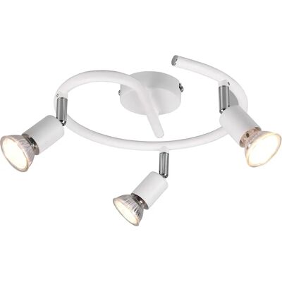 TRIO LIGHTING Paris Lampada da Soffitto Semi-incassata 3 Luci Bianca TRIO LIGHTING Paris Lampada da Soffitto Semi-incassata 3 Luci Bianca