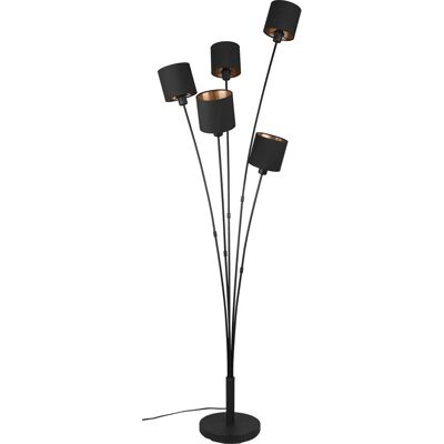 Lampe sur pied Trio Lighting Tommy II moderne à 5 lumières - Lampe sur pied Lampe sur pied Trio Lighting Tommy II moderne à 5 lumières - Lampe sur pied