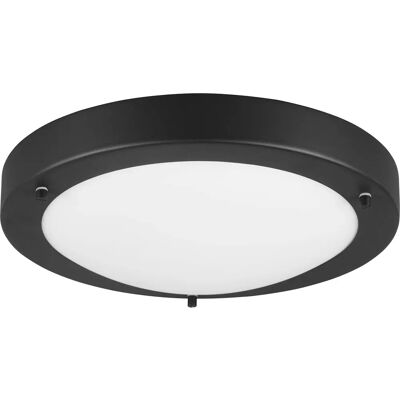 Trio Lighting Svart Vit IP44 Rund BadrumsTaklampa Trio Lighting Svart Vit IP44 Rund BadrumsTaklampa