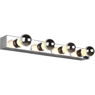IPERBRIKO Applique Theatro Trio Lighting - Cromato, 4 E27, IP44 IPERBRIKO Applique Theatro Trio Lighting - Cromato, 4 E27, IP44
