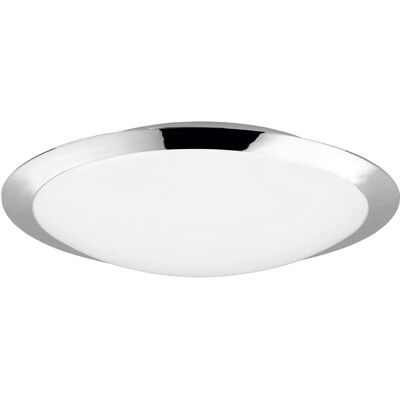 Lámpara de techo de baño Umberto 42cm Chrome IP44 Moderna Lámpara de techo de baño Umberto 42cm Chrome IP44 Moderna