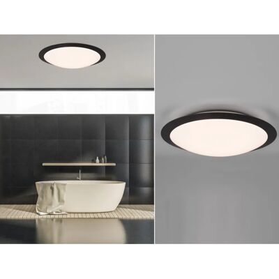 Plafonnier de salle de bain Umberto 42cm - Noir Mat - Trio Lighting - Publicité Plafonnier de salle de bain Umberto 42cm - Noir Mat - Trio Lighting - Publicité