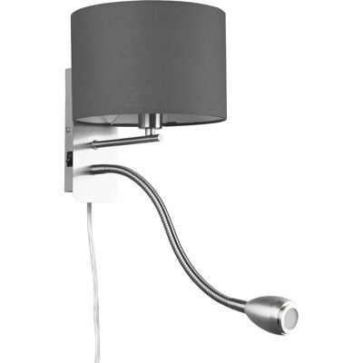 Trio Lighting Hotel Nickel Matt Leselicht Trio Lighting Hotel Nickel Matt Leselicht