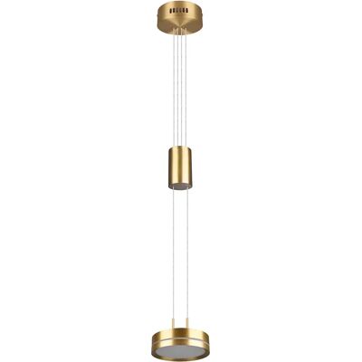 Trio Brass Franklin 9W LED Pendant Light - Modern Ceiling Lamp Trio Brass Franklin 9W LED Pendant Light - Modern Ceiling Lamp