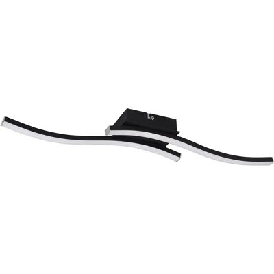 TRIO LEUCHTEN Lampe de Plafond Route - Blanc/Noir, 2 têtes, LED, Design Moderne TRIO LEUCHTEN Lampe de Plafond Route - Blanc/Noir, 2 têtes, LED, Design Moderne