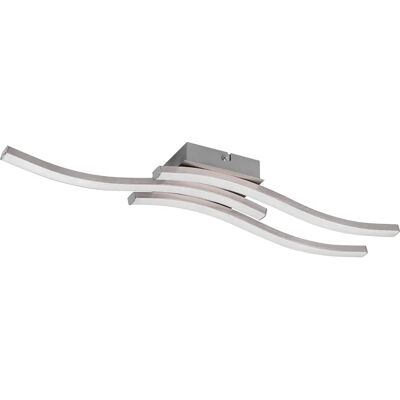 Trio Lighting - R62473407 Plafonnier LED Moderne Nickel Mat Trio Lighting - R62473407 Plafonnier LED Moderne Nickel Mat