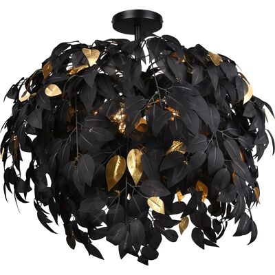 TRIO LEUCHTEN Leavy Lampe de Plafond Moderne - Lampe de Plafond TRIO LEUCHTEN Leavy Lampe de Plafond Moderne - Lampe de Plafond