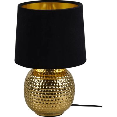 Trio Lighting Sophia Moderne Tischlampe mit Goldschirm Trio Lighting Sophia Moderne Tischlampe mit Goldschirm