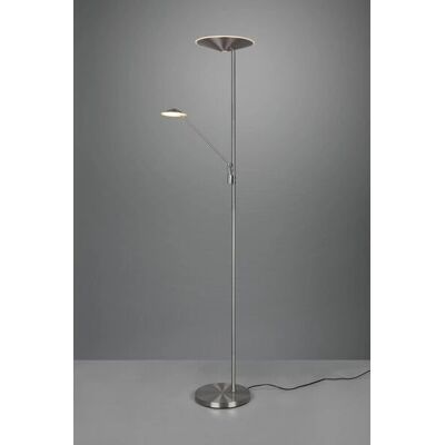 Lampa podłogowa Trio Lighting Brantford Nikiel Matowa - Lampa stojąca Lampa podłogowa Trio Lighting Brantford Nikiel Matowa - Lampa stojąca