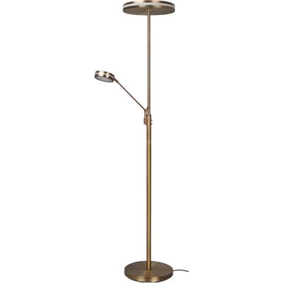 Lampadaire Franklin en Laiton Vieilli de Trio Lighting - Lampadaire Lampadaire Franklin en Laiton Vieilli de Trio Lighting - Lampadaire
