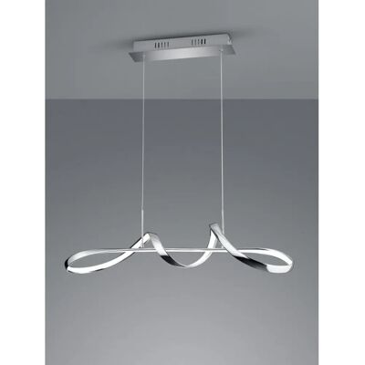 Trio Lighting Perugia Moderne LED Hängeleuchte Chrom - Pendelleuchte Trio Lighting Perugia Moderne LED Hängeleuchte Chrom - Pendelleuchte