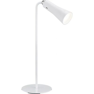 TRIO Lighting Maxi Moderne Bureaulamp - Mat Wit - Bureaulamp TRIO Lighting Maxi Moderne Bureaulamp - Mat Wit - Bureaulamp