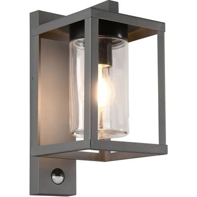 Trio Lighting Lunga Moderne Utendørs Vegglampe Antrasitt IP44 med PIR Trio Lighting Lunga Moderne Utendørs Vegglampe Antrasitt IP44 med PIR