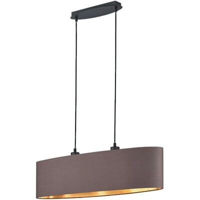 MY HOME Josie Pendelleuchte - 2-flammig, Taupe, 150cm - Innenraum MY HOME Josie Pendelleuchte - 2-flammig, Taupe, 150cm - Innenraum