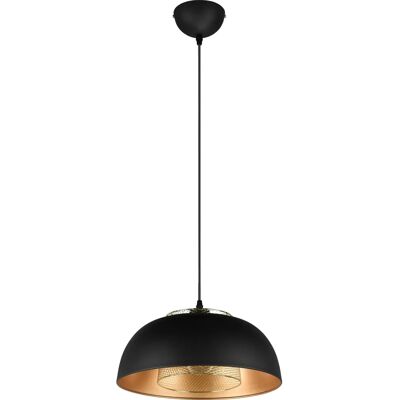 Trio Leuchten Punch 35cm Deckenpendel Schwarz Matt - Modernes Design Trio Leuchten Punch 35cm Deckenpendel Schwarz Matt - Modernes Design