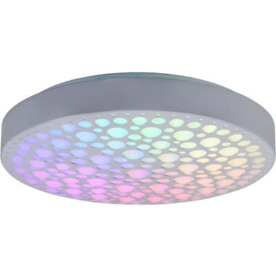 Trio Lighting Chizu RGB Moderne LED-Plafondlamp - 40,5cm Trio Lighting Chizu RGB Moderne LED-Plafondlamp - 40,5cm