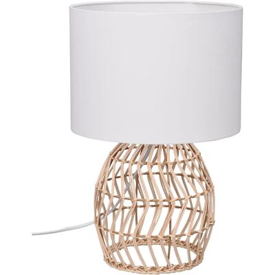 Nowoczesna lampa stołowa Rike od Trio Lighting - Naturalne Wykończenie Nowoczesna lampa stołowa Rike od Trio Lighting - Naturalne Wykończenie