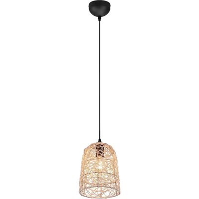 Lampada a sospensione Lovis in Rattan Naturale - Trio Lighting Lampada a sospensione Lovis in Rattan Naturale - Trio Lighting