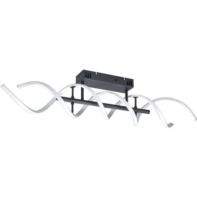 Trio Lighting Sequence LED Deckenleuchte - Gebürstetes Aluminium Trio Lighting Sequence LED Deckenleuchte - Gebürstetes Aluminium