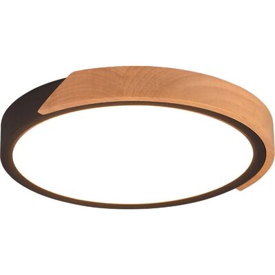 Czarna LED lampa sufitowa - Nowoczesny minimalistyczny design - 3000K Czarna LED lampa sufitowa - Nowoczesny minimalistyczny design - 3000K