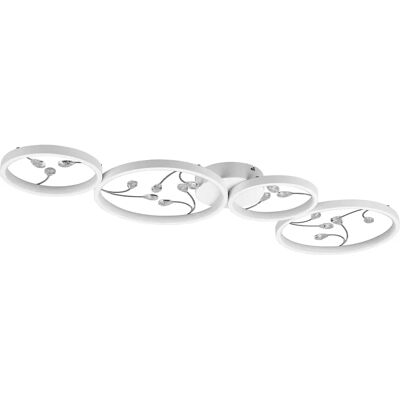 Trio Lighting Groovy Modernă 37W LED Semi Încastrată Alb Mat 4000K Trio Lighting Groovy Modernă 37W LED Semi Încastrată Alb Mat 4000K
