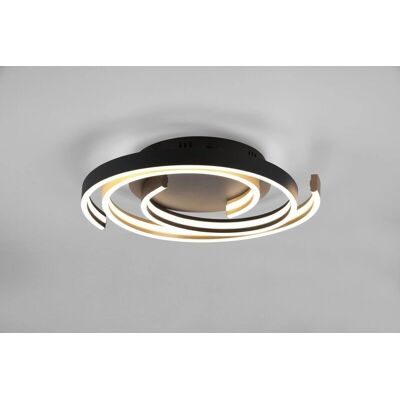 Trio Lighting Caya 58W LED Halbschirm Deckenleuchte Messing - Modern Deckenlampe Trio Lighting Caya 58W LED Halbschirm Deckenleuchte Messing - Modern Deckenlampe
