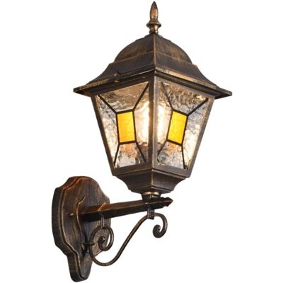 Applique da Parete in Alluminio Ruggine - E27 IP44 Trio Lighting Applique da Parete in Alluminio Ruggine - E27 IP44 Trio Lighting