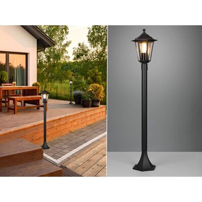 Trio Lighting Pienza - Pali di esterno in alluminio nero a 6 lati Trio Lighting Pienza - Pali di esterno in alluminio nero a 6 lati