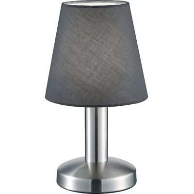 Trio MATS II Nickel Gray Touch Table Lamp - Indoor Lighting Trio MATS II Nickel Gray Touch Table Lamp - Indoor Lighting