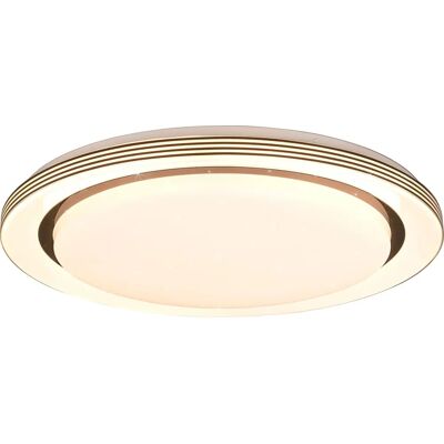 TRIO Atria lampada a soffitto moderna nera - 48cm, telecomando TRIO Atria lampada a soffitto moderna nera - 48cm, telecomando
