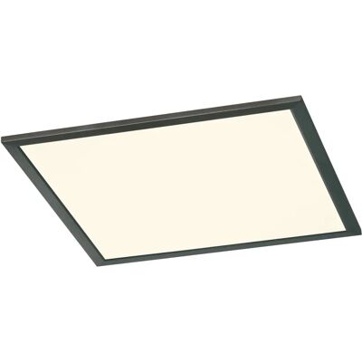 Trio Lighting Phoenix Modern 26W 45cm Vierkante LED Paneel Zwart Mat 3000K - Plafondlamp LED Trio Lighting Phoenix Modern 26W 45cm Vierkante LED Paneel Zwart Mat 3000K - Plafondlamp LED