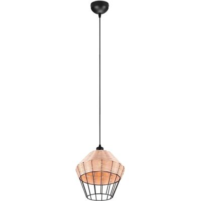 Trio Lighting Borka Moderne Pendelleuchte - Natürliche Oberfläche Trio Lighting Borka Moderne Pendelleuchte - Natürliche Oberfläche
