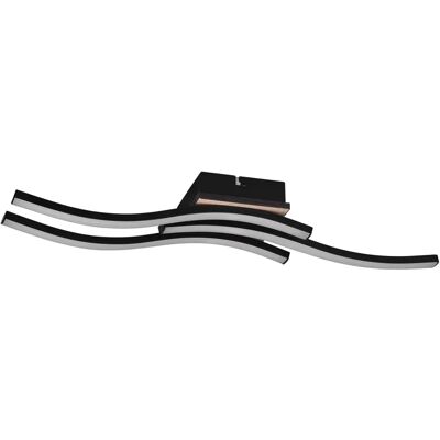 TRIO LEUCHTEN Route Braune Moderne Deckenlampe - Deckenleuchte TRIO LEUCHTEN Route Braune Moderne Deckenlampe - Deckenleuchte