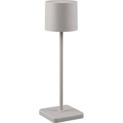 TRIO LEUCHTEN Fernandez Oplaadbare Buiten Tafellamp - LED, Dimbaar, Grijs TRIO LEUCHTEN Fernandez Oplaadbare Buiten Tafellamp - LED, Dimbaar, Grijs