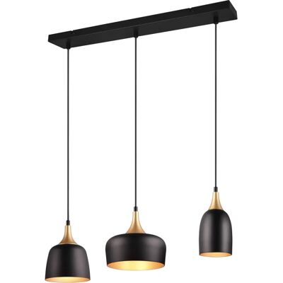 TRIO LEUCHTEN CHIRAZ Pendelleuchte - 3-flammig, Schwarz Messing TRIO LEUCHTEN CHIRAZ Pendelleuchte - 3-flammig, Schwarz Messing