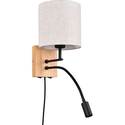Lampada da Parete Trio Nilam Legno Naturale - Illuminazione Interna Lampada da Parete Trio Nilam Legno Naturale - Illuminazione Interna