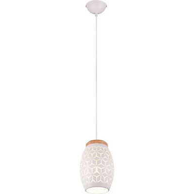 Trio Weiße Pendelleuchte - 150 H 15 T - Innenraumlampe Trio Weiße Pendelleuchte - 150 H 15 T - Innenraumlampe