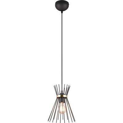 TRIO Pendelleuchte - Schwarz und Gold - Höhenverstellbar - 20cm TRIO Pendelleuchte - Schwarz und Gold - Höhenverstellbar - 20cm