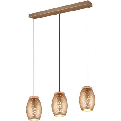 Corp de iluminat suspendat marron Bidar de Trio - Iluminare Interioară Corp de iluminat suspendat marron Bidar de Trio - Iluminare Interioară