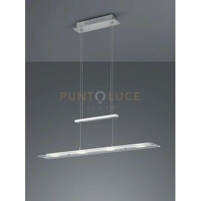 Suspension Trio R32004107 Nickel - LED, 2200lm, 3000K - Lampe suspendue - Publicité Suspension Trio R32004107 Nickel - LED, 2200lm, 3000K - Lampe suspendue - Publicité