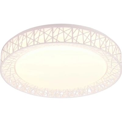 Trio Reality R67321101 Witte Plafondlamp - LED Dimbaar 40W Trio Reality R67321101 Witte Plafondlamp - LED Dimbaar 40W