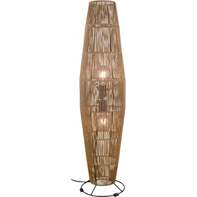 Trio Reality R41102026 Lampe sur pied en bois marron - Lampadaire Trio Reality R41102026 Lampe sur pied en bois marron - Lampadaire