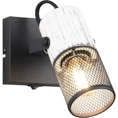 TRIO TOSH Wandspot - Metaal Hout Modern Minimalistisch 1xE14 TRIO TOSH Wandspot - Metaal Hout Modern Minimalistisch 1xE14