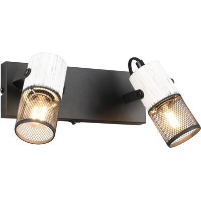 TRIO TOSH Wandspot - Modernes Metaal & Hout Design TRIO TOSH Wandspot - Modernes Metaal & Hout Design