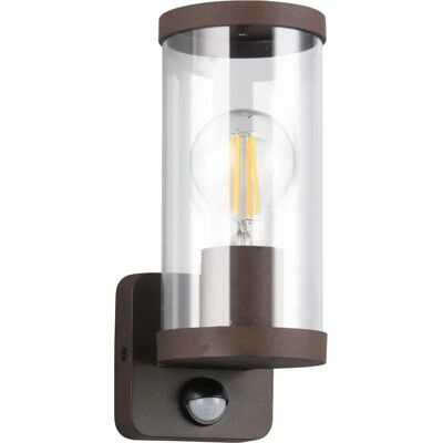 TRIO Merk R21599124 Rookkleurige Buitenwandlamp met Bewegingssensor - Wandlamp TRIO Merk R21599124 Rookkleurige Buitenwandlamp met Bewegingssensor - Wandlamp