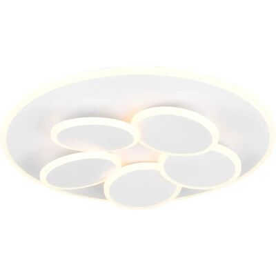 Trio Weiße Mandala Dimmbare LED-Deckenleuchte - Deckenleuchte Trio Weiße Mandala Dimmbare LED-Deckenleuchte - Deckenleuchte