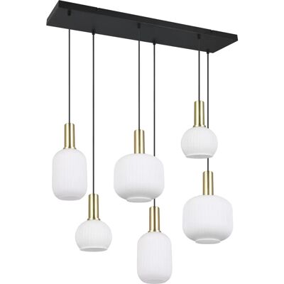 Suspension TRIO DIVA - 6 Lampes, Hauteur Réglable Suspension TRIO DIVA - 6 Lampes, Hauteur Réglable