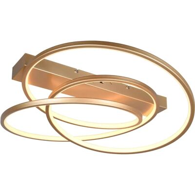 TRIO DARVIN Gold dimmbare LED-Deckenleuchte - Innenraum TRIO DARVIN Gold dimmbare LED-Deckenleuchte - Innenraum